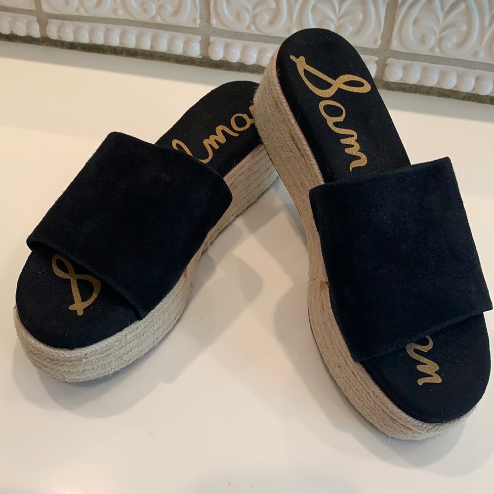 Sam Edelman Weslee Suede PlatformEspadrille Slides